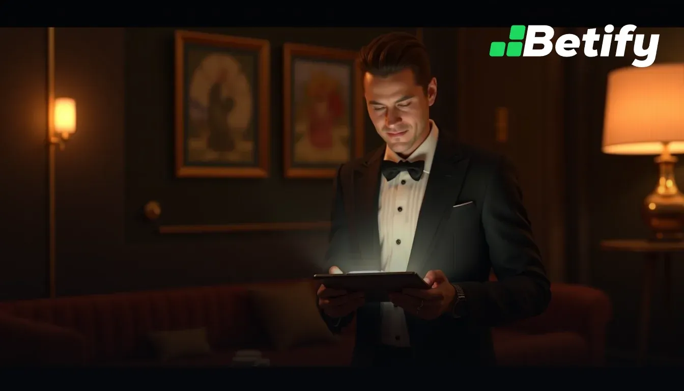 Formulaire d’inscription Betify Casino avec champs email, mot de passe et sélection de devise